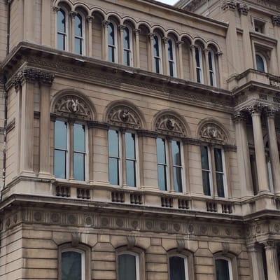 Ever notice the animal heads on the side of City Hall?