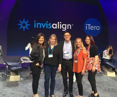 The Orthoworks Team at Invisalign Summit Meeting in Las Vegas