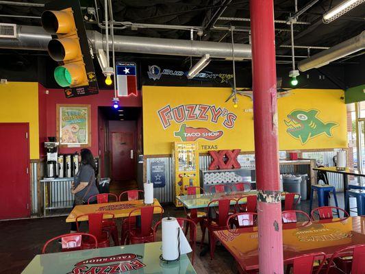 Inside of Fuzzys