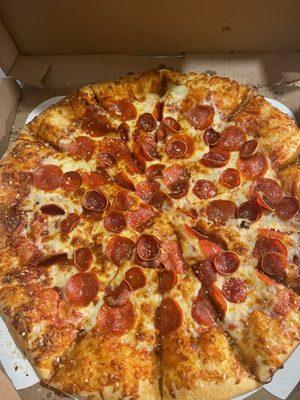 Pepperoni pizza