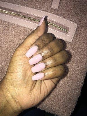 SNS on my natural nails.