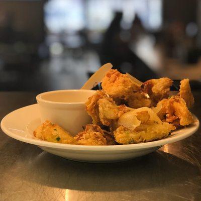 Fried Artichokes with truffle oil