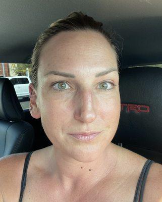 Glowing results after the hydration facial by Kirstin.