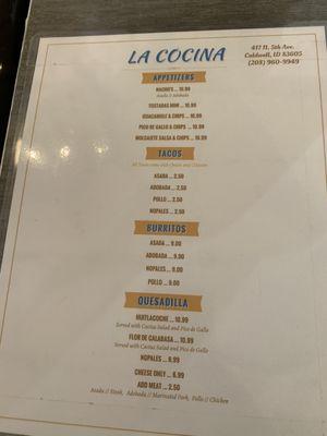 Menu 2/24/21