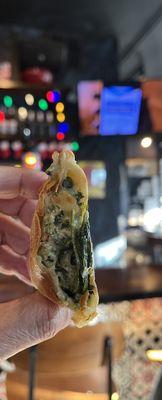 Spinach and Cheese Empanada