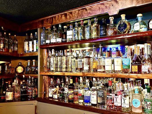 Huge selection of tequilas!