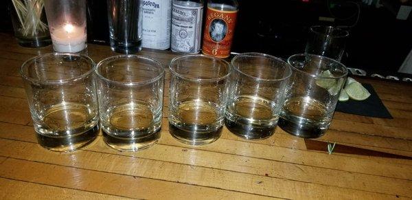 Tequila shots