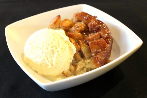 Our signature home made bread pudding