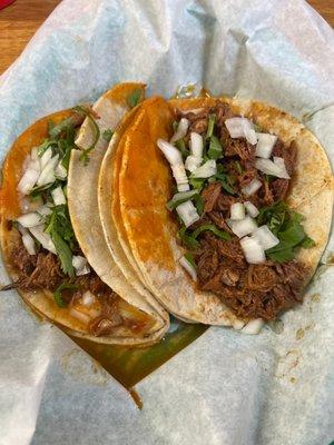 Quesabirria and a birria taco