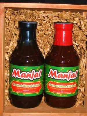 Manja! Gourmet Glaze Original and HOT w/ red habanero