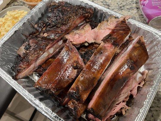 Full rack of bbq ribs