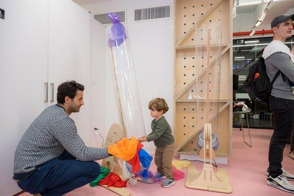 Our wind tunnels are a huge hit with our youngest visitors.