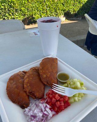 Empanadas de camarón