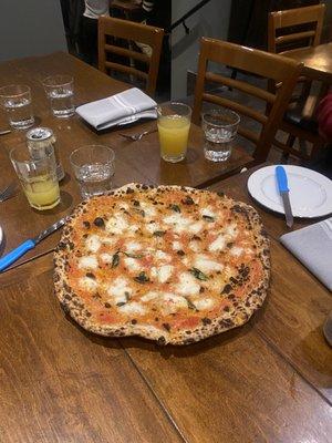 Margherita pizza