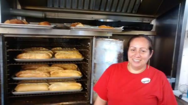 Pan de queso (bread with cheese) If you get the pan de bono (bun made with cheese) when it's fresh from the oven you will :)