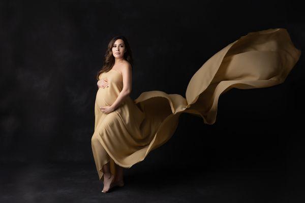 Studio maternity portraits