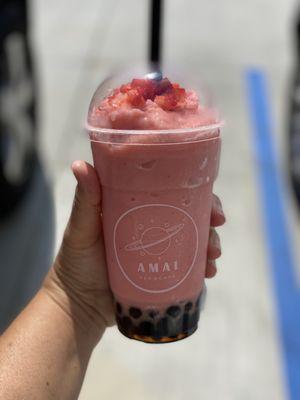 Modified Milky Way Strawberry with Boba