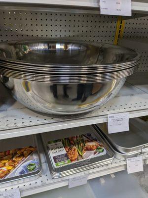 The largest bowls I've ever seen!