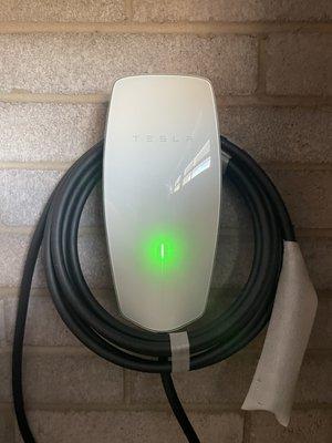 Level 2 Tesla charger 
 Up to 48a with #6 gage wire/ 60a breaker.