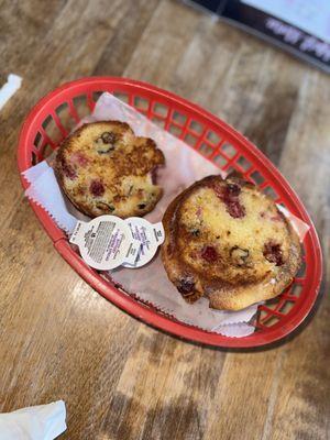 Cranberry and Walnut Muffin