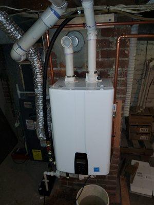 Tankless Water Heater Installation. Denver Colorado