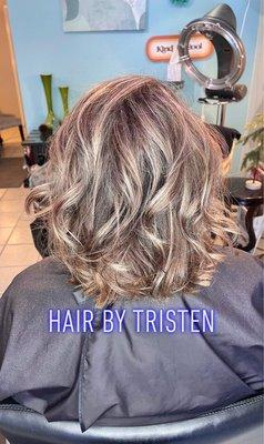 Haircut and color by Tristen