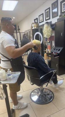 Barber who cut my hair