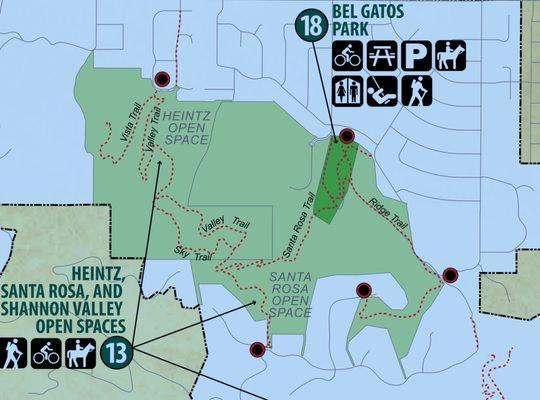 Map of Heintz Open Space.