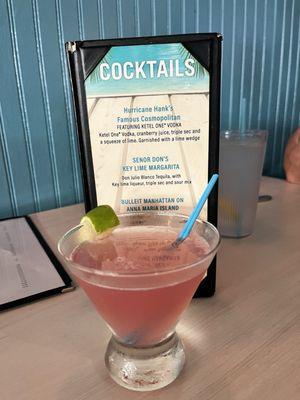 Hurricane Hanks famous cosmopolitan