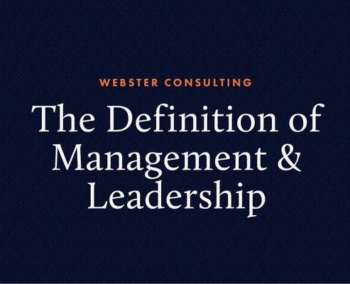 Webster Consulting