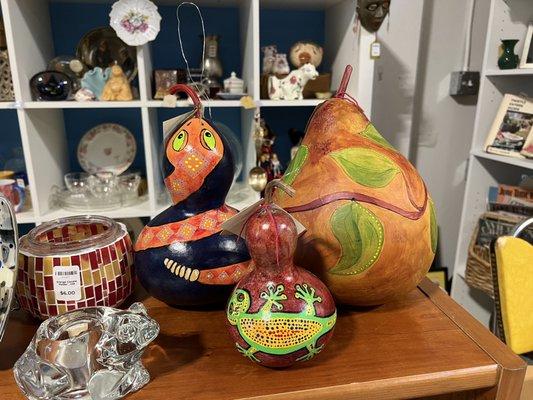 Painted gourds