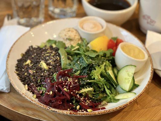 Black Lentil Salad