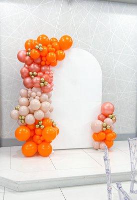 Beautiful Garland and wall rental for a women's event