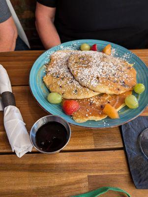 Pancake Stack with Blueberries