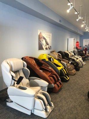 Largest Selection of the best Massage Chairs !!