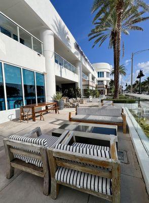 More patio seating area in the sun!