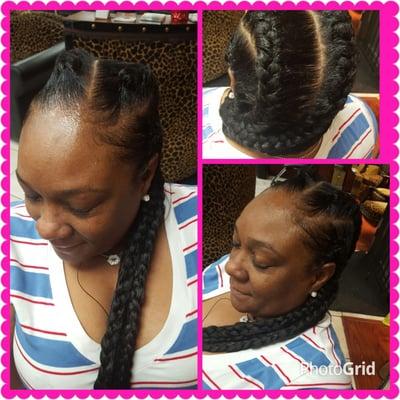 Any kind of braids done @ Leshoppe hair salon in Inglewood call 3106778736