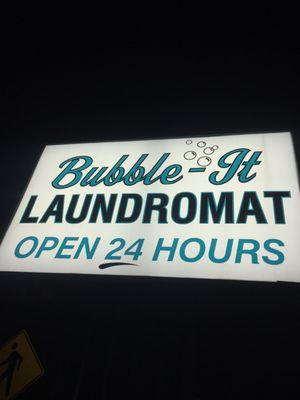 What's not to like? Laundry 24/7. A bathroom would be super, though.