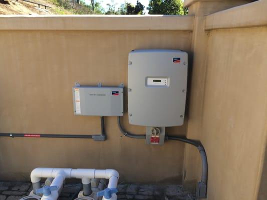 The New SMA 11kw with New String Combiner  Fairbanks Ranch