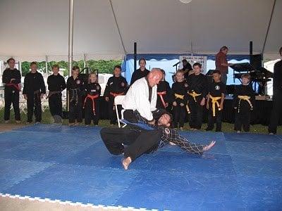 Master McCann's demo at the St. Veronica fair 2010