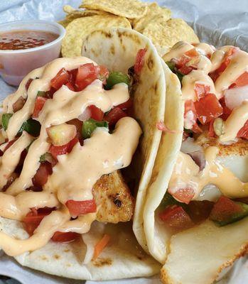 Halibut Tacos