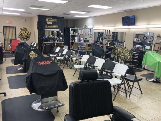 We have 12 master Barbers ready to serve you!