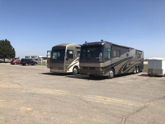 Two buses we worked on at the same time