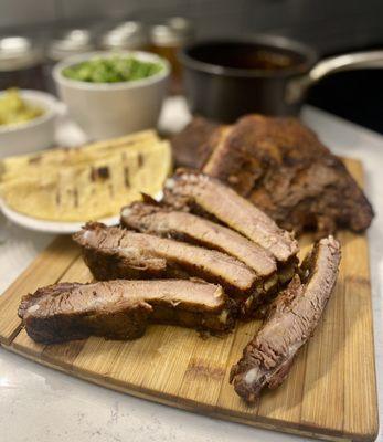 Smoked Barbecue Pork Spare Rib