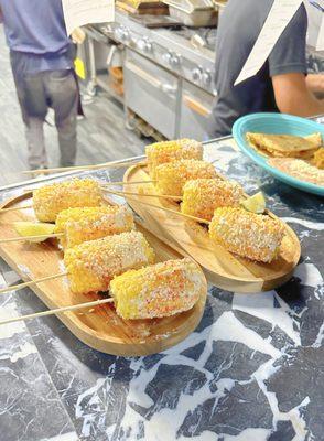 Mexican Style Elotes at Kanti's Bar and Grill in Jasper, TN!