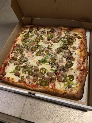 Scilician specialty pizza