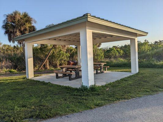 Picnic shelter at Galt Preserve