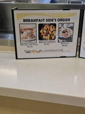 Breakfast side orders