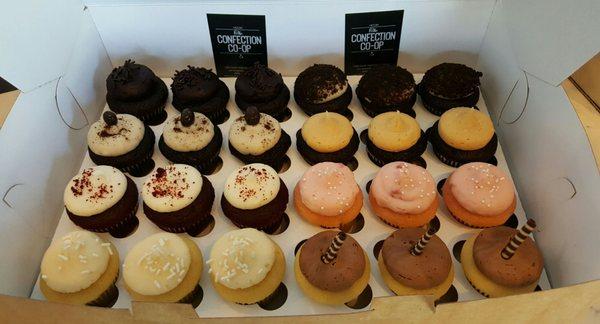 Mini cupcakes from The Confection.