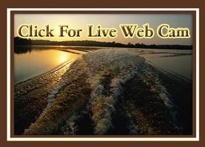 website features a live lake web cam